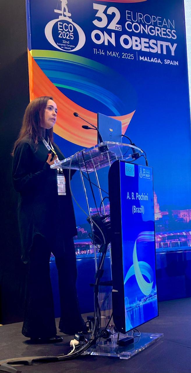 Apresentação no 32nd European Congress on Obesity, Málaga, 2025